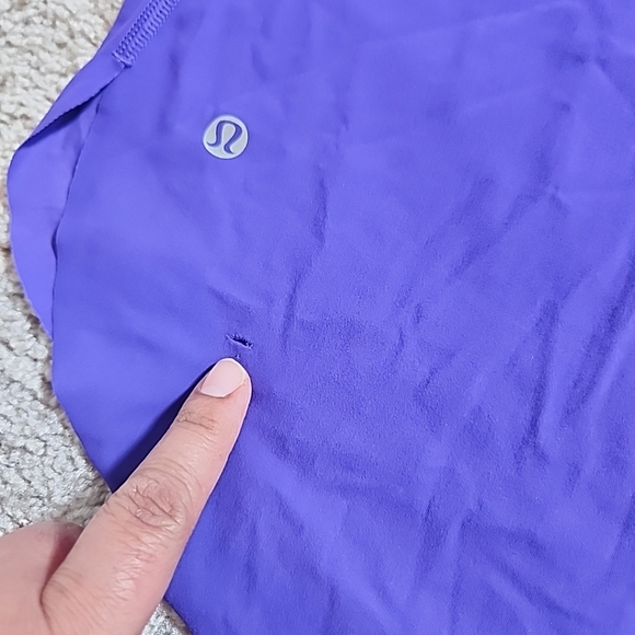 Lululemon Water Bound Singlet Tank Top Purple Sz 6/8 - Picture 7 of 7